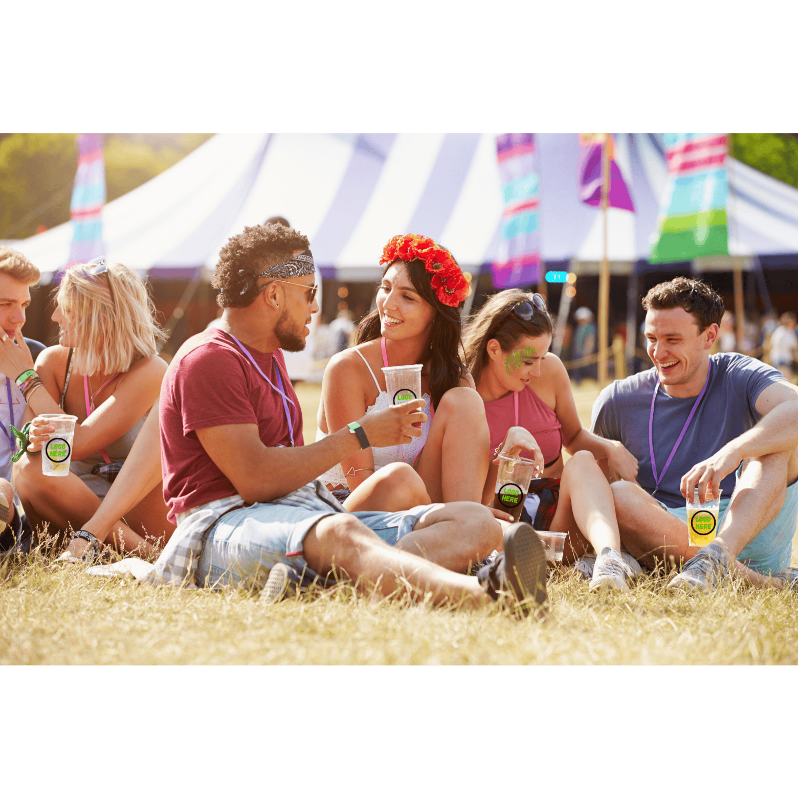 sponsor to high-traffic events and venues customized eco-friendly cups free customized eco-friendly biodegradable cups for venues and available for sponsorships